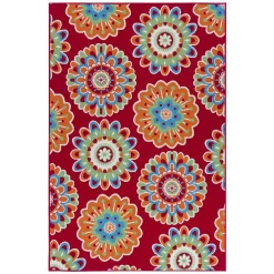 Sonoma Goods For Life® Floral Medallion Indoor/Outdoor Area And Throw Rug