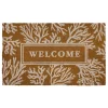 Sonoma Goods For Life® Coral "Welcome" Coir Doormat - 18'' X 30'' -Sonoma Goods For Life 5253374