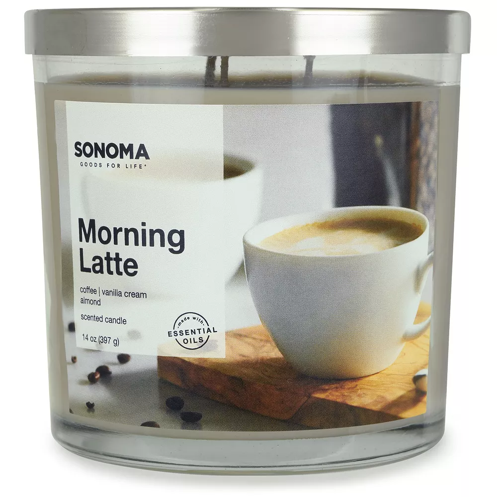 Sonoma Goods For Life® Morning Latte 14-oz. Candle Jar 3 Sonoma Goods For Life® Morning Latte 14-oz. Candle Jar