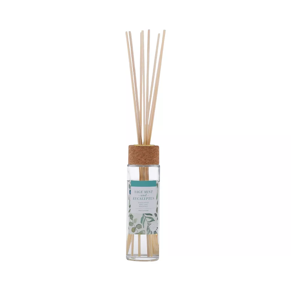 Sonoma Goods For Life® Eucalyptus & Mint Leaf Reed Diffuser 11-piece Set 3 Sonoma Goods For Life® Eucalyptus & Mint Leaf Reed Diffuser 11-piece Set