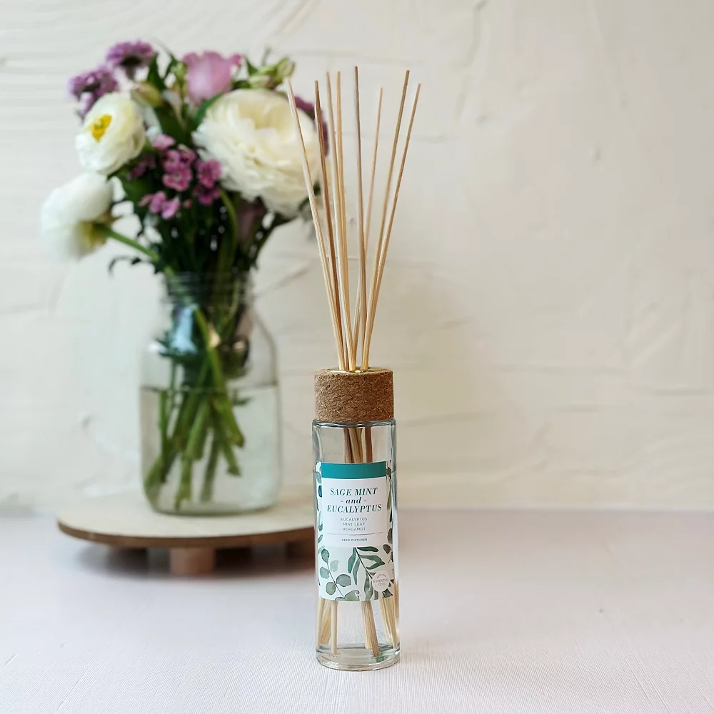 Sonoma Goods For Life® Eucalyptus & Mint Leaf Reed Diffuser 11-piece Set 4 Sonoma Goods For Life® Eucalyptus & Mint Leaf Reed Diffuser 11-piece Set - Image 2