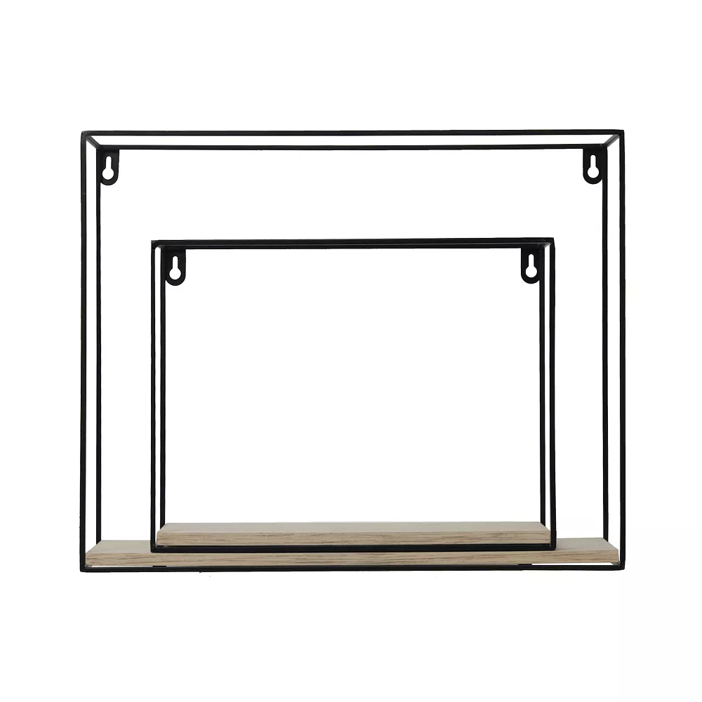 Sonoma Goods For Life® Rectangle Wall Shelf 2-piece Set 3 Sonoma Goods For Life® Rectangle Wall Shelf 2-piece Set