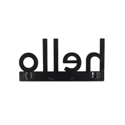 Sonoma Goods For Life® Hello 4-Hook Wall Decor -Sonoma Goods For Life 5548132 ALT4