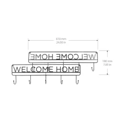 Sonoma Goods For Life® Welcome Home 5-Hook Wall Decor -Sonoma Goods For Life 5549808 ALT3