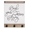 Sonoma Goods For Life® Wash Your Worries Away 3-Hook Laundry Wall Decor 1 Sonoma Goods For Life® Wash Your Worries Away 3-Hook Laundry Wall Decor -Sonoma Goods For Life 5569602