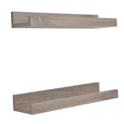 Sonoma Goods For Life® Gray Ledge Shelf Wall Decor 2-piece Set