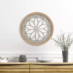 Sonoma Goods For Life® Mixed Material Flower Wall Medallion -Sonoma Goods For Life 5637037 ALT
