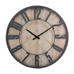 Sonoma Goods For LifeĀ® Mixed Media Wall Clock