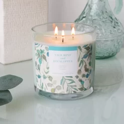 Sonoma Goods For Life® Sage Mint & Eucalyptus 14-oz. Candle Jar -Sonoma Goods For Life 5660130 ALT