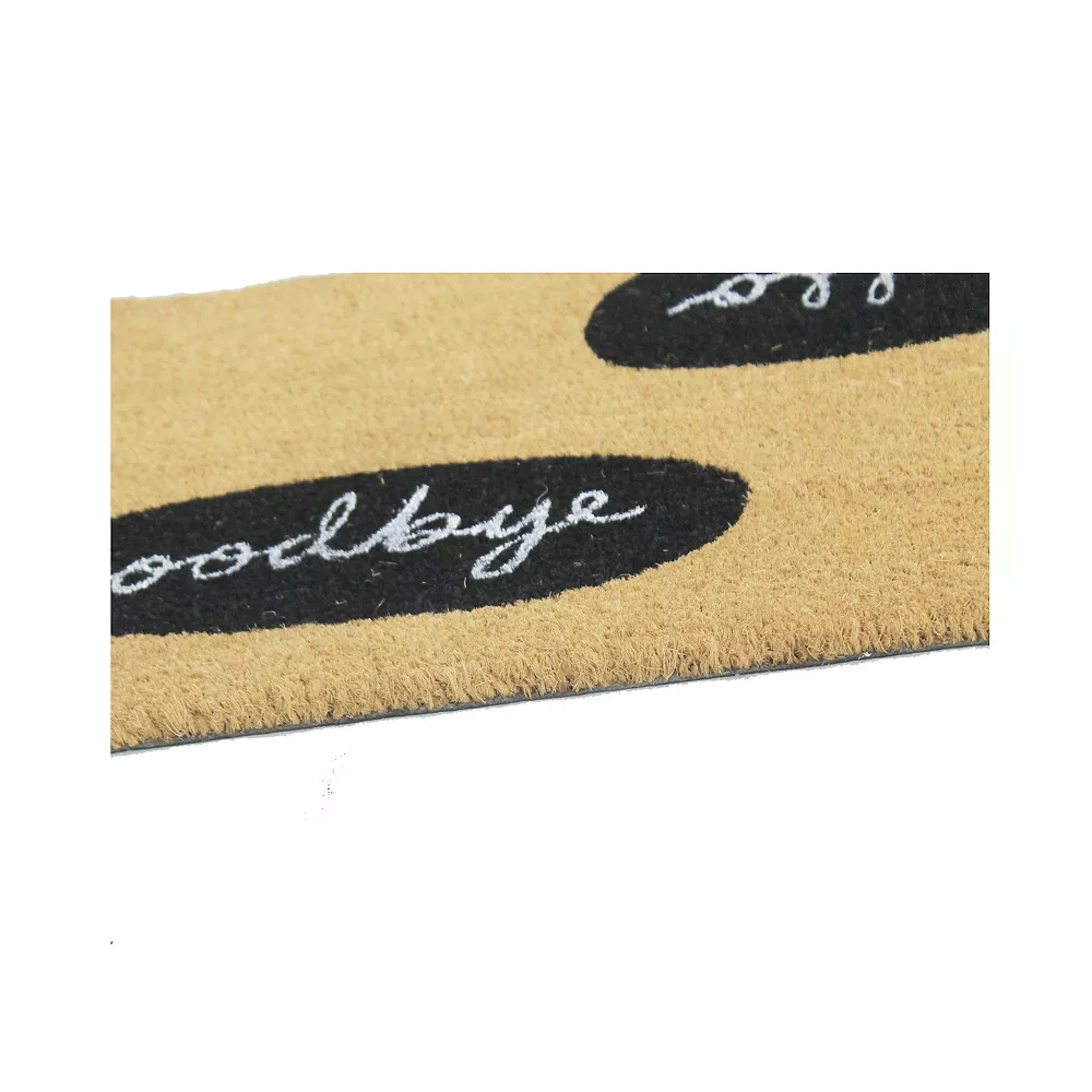 Sonoma Goods For Life® Hello Goodbye 18'' X 30'' Coir Doormat 5 Sonoma Goods For Life® Hello Goodbye 18'' X 30'' Coir Doormat - Image 3