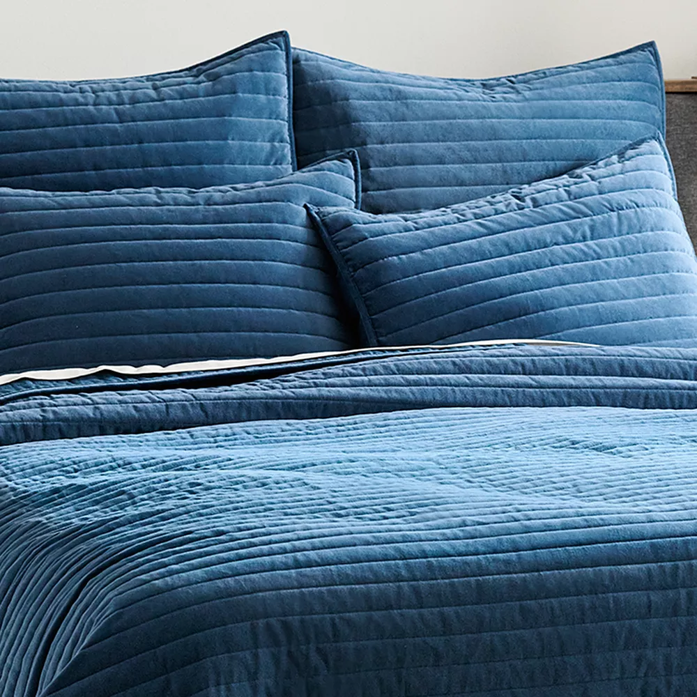 Sonoma Goods For Life® Cotton Velvet Quilt Set With Shams 4 Sonoma Goods For Life® Cotton Velvet Quilt Set With Shams - Image 2