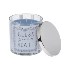 Sonoma Goods For Life® BLESS YOUR HEART Flamingo Blossoms 13-oz. Candle Jar -Sonoma Goods For Life 5860421 ALT2