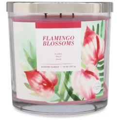 Sonoma Goods For Life® Flamingo Blooms 14-oz. Candle Jar 7 Sonoma Goods For Life® Flamingo Blooms 14-oz. Candle Jar -Sonoma Goods For Life 5877298 ALT2