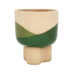 Sonoma Goods For Life® Green Color Block Planter Table Decor