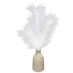 Sonoma Goods For Life® Artificial Pompas Grass In Wood Vase Floor Decor