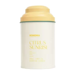 Sonoma Goods For Life® Tin Drink Collection Sugared Quince & Yuzu 10-oz. Candle Jar