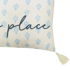 Sonoma Goods For Life® Ivory "Our Happy Place" Pillow -Sonoma Goods For Life 5918816 ALT