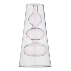 Sonoma Goods For Life® Outdoor 8.5''H Pink Cone-Shaped Glass Propagation Vase