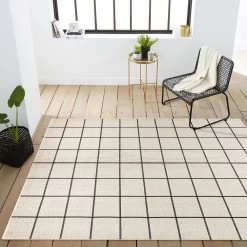 Grid Indoor/Outdoor Rug -Sonoma Goods For Life 6149439 ALT2